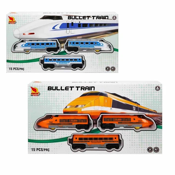 Sesli ve Işıklı Tren Seti 15 Parça 1 Adet Fiyatıdır ürün görseli