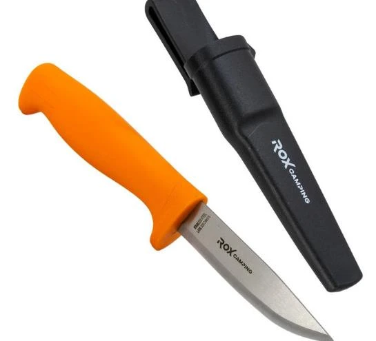 Rox Camping 0320 Bushcraft Eco Paslanmaz Çelik Kamp Bıçağı (Turuncu) - Resim 3