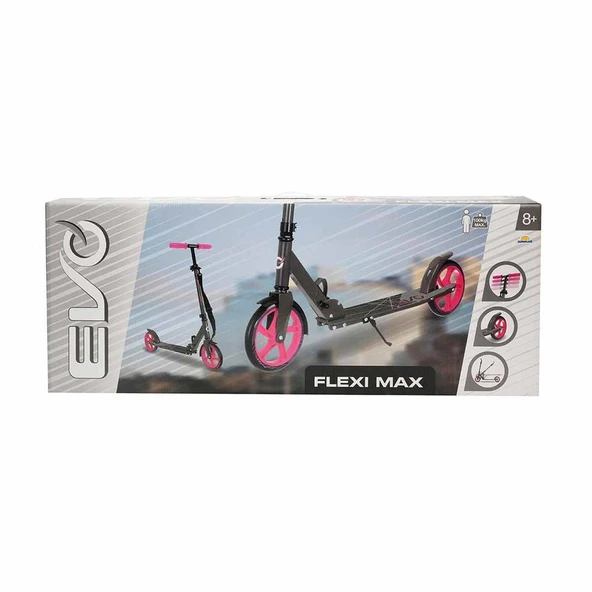 Evo 2 Tekerlekli Flexi Max Pembe Scooter - Resim 3