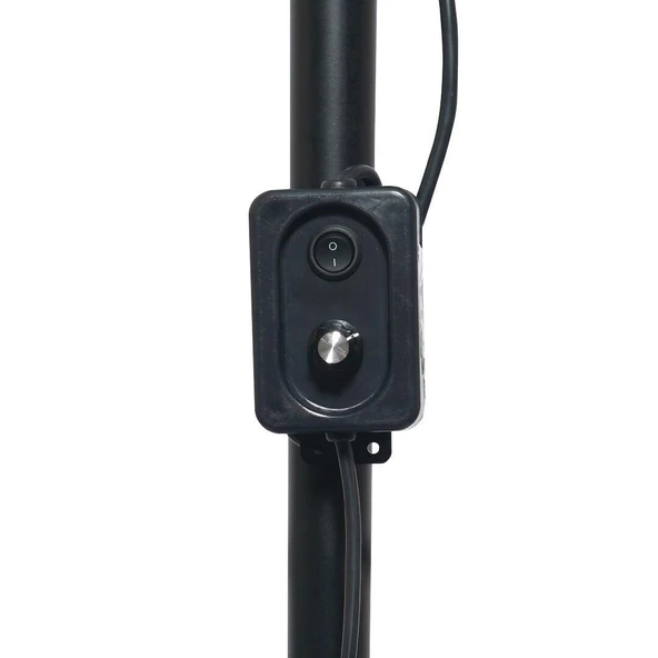 Ayas FLAMİNGO 50 cm Salınımlı Ayaklı Vantilatör Siyah - Resim 5