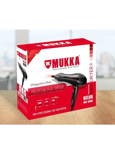 Mukka mk-9001 Turbo Profesyonel 2500W Saç Kurutma Makinesi ürün görseli
