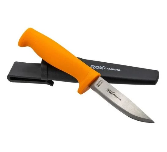 Rox Camping 0320 Bushcraft Eco Paslanmaz Çelik Kamp Bıçağı (Turuncu) - Resim 2