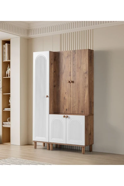 comiet Çağla 3 kapaklı bohem portmanto ve ayakkabılık ürün görseli