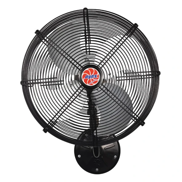 Ayas KELEBEK 50 cm Salınımlı Duvar Tipi Vantilatör Siyah - Resim 2