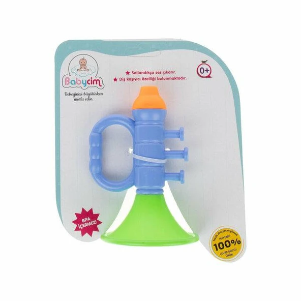 URT038-007 BABYCİM TRAMPET SESLİ ÇINGIRAK -BRL ürün görseli