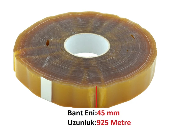 Büyük Rulo 45mm x 925m Kauçuk Makine Bandı Paketleme Bandı m4 ürün görseli