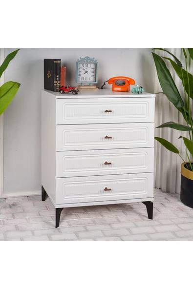 comiet Slope 4 Çekmeceli Mdf Şifonyer ürün görseli