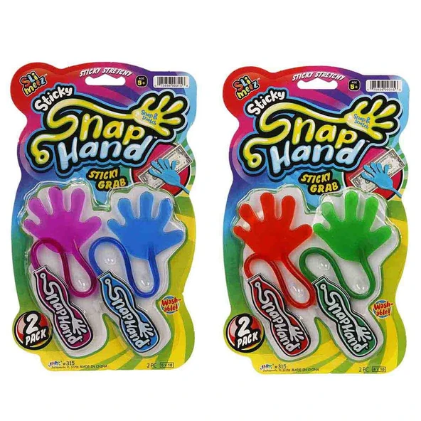 Jaru 2'li Eğlenceli Yapışkan El 1 paket ürün görseli