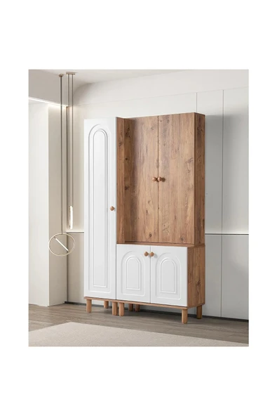 comiet zakkum 3 kapaklı bohem portmanto ve ayakkabılık ürün görseli