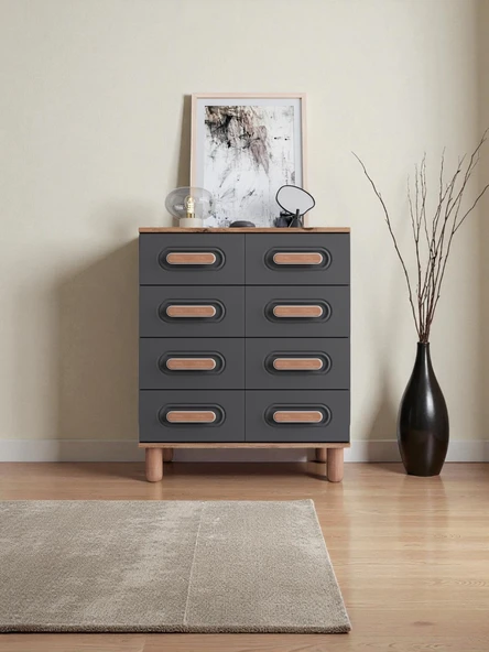 comiet Perry 4 Çekmeceli Mdf Şifonyer - Resim 2