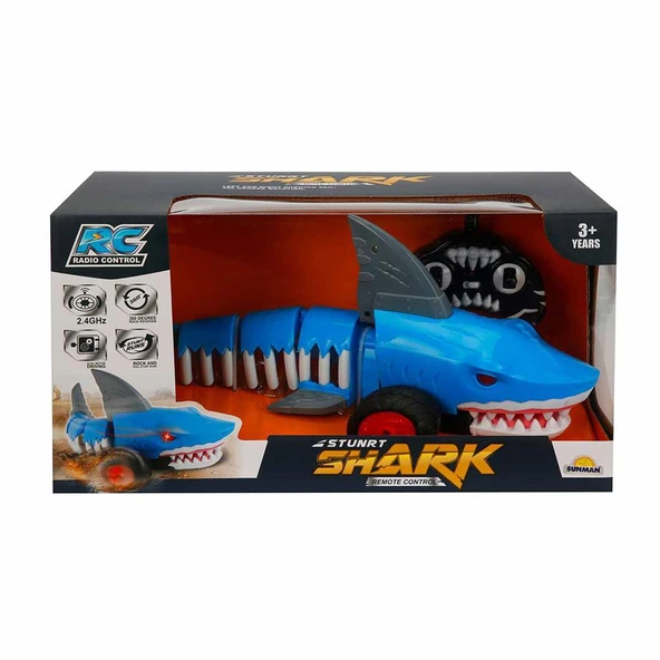 S00003399 Stunrt 360 Derece Dönen Uzaktan Kumandalı Köpek Balığı ürün görseli