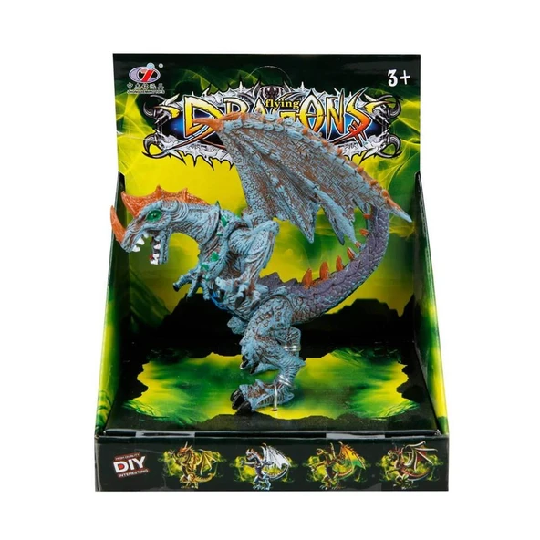 Ejderha Figür 11 cm 1 adet - Resim 4