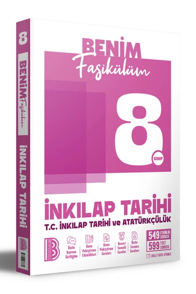 8. Sınıf İnkılap Tarihi Benim Fasikülüm / Kolektif / Benim Hocam Yayınları / 9786256073784 ürün görseli