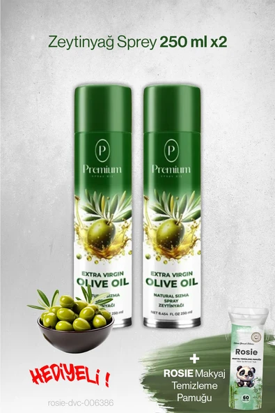 Premium Zeytinyağ Sprey 2'li 250 ML, Hediyeli ürün görseli