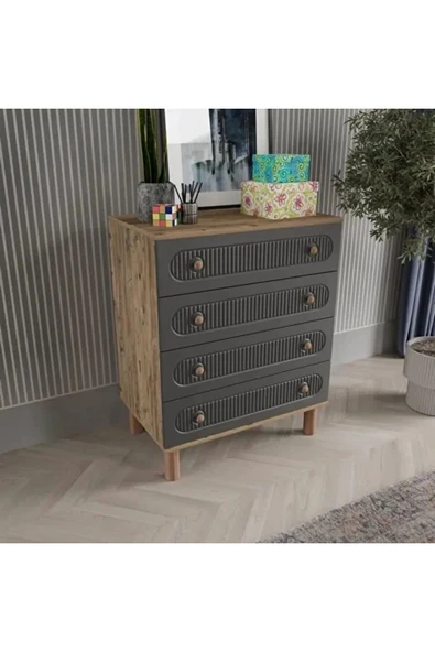 comiet SALLY 4 Çekmeceli Mdf Şifonyer ürün görseli