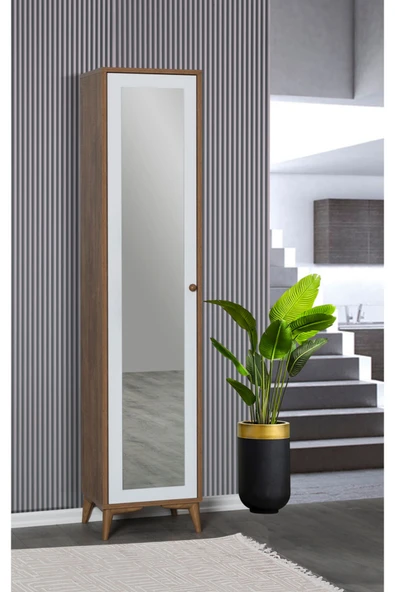 comiet Mn Aynalı raf askılık detay portmanto ayakkabılık - Resim 3