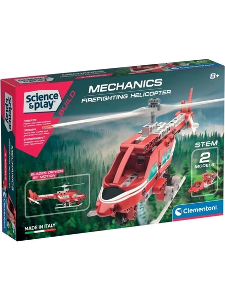 Clementoni Mekanik Laboratuvarı Firefighting Helikopter - 75075 ürün görseli 1