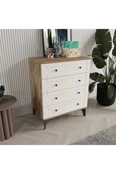 comiet Toprak 4 Çekmeceli Mdf Şifonyer ürün görseli