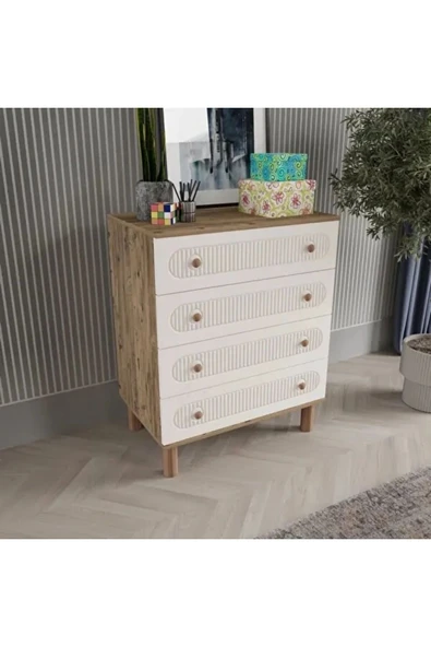 comiet SALLY 4 Çekmeceli Mdf Şifonyer ürün görseli