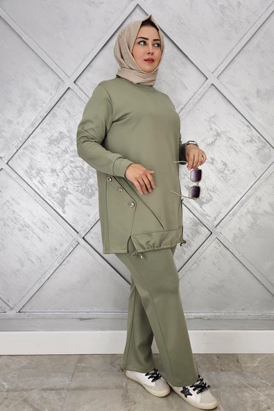 KADIN NERVÜR VE ALLER DİKİM TESETTÜR TAKIM - Resim 5