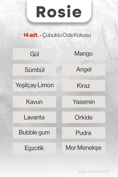 ROSIE Oda Kokuları 14 Çeşit Mega Paket - Resim 2