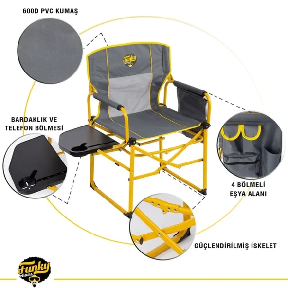 FUNKY CHAIRS Foldix Pro Sandalye - Resim 6