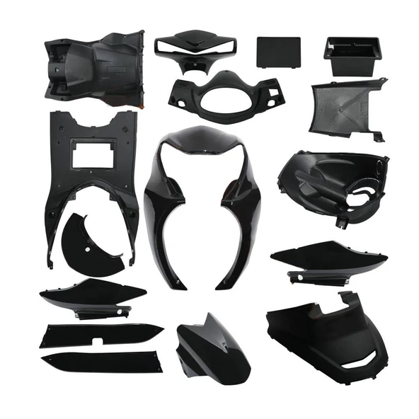 KAPORTA SET [KOMPLE] [SİYAH] SPACE MAX - Resim 2