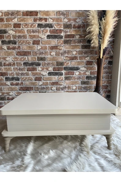 comiet Çok Amaçlı Akıllı Orta Sehpa Krem Renk ürün görseli