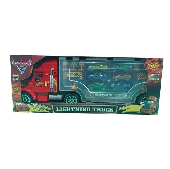 TOYSAN TIR SETİ SUPER CAR 6 ARABA ürün görseli