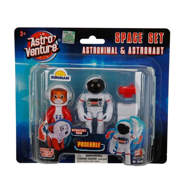 Astro Venture Space Set: Astronimals & Astronaut - Resim 3