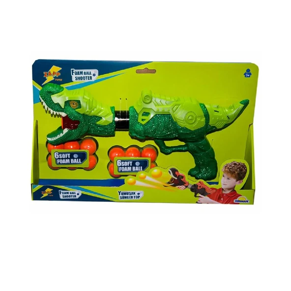 Silah Top Atan Dinozor 12 Toplu 2 Renk ürün görseli