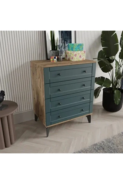 comiet Toprak 4 Çekmeceli Mdf Şifonyer ürün görseli