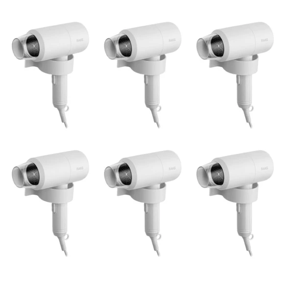 Raks Luiz 1000 W Otel Tipi Saç Kurutma Makinesi 6 Adet ürün görseli 1