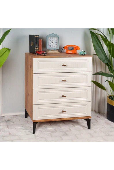 comiet Slope 4 Çekmeceli Mdf Şifonyer ürün görseli