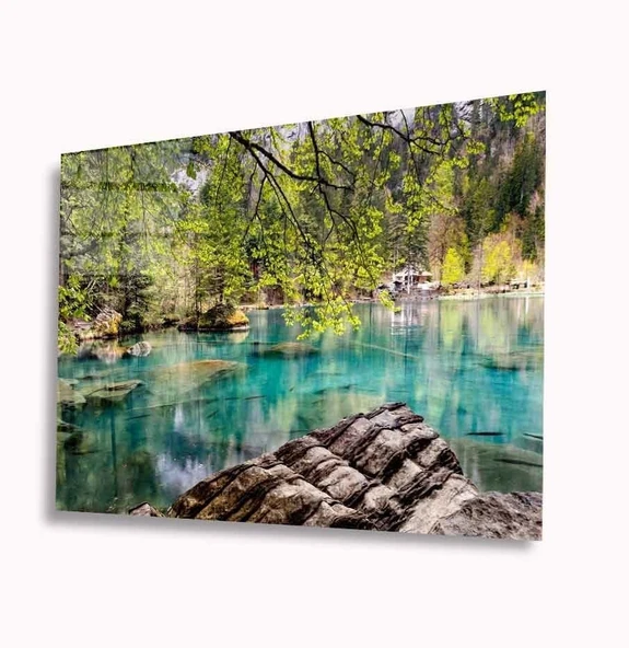 Doğa Manzara Cam Tablo 4mm Dayanıklı Temperli Cam - Resim 4