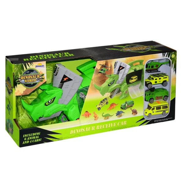 Dinozor Avcısı Aracı Oyun Seti ürün görseli