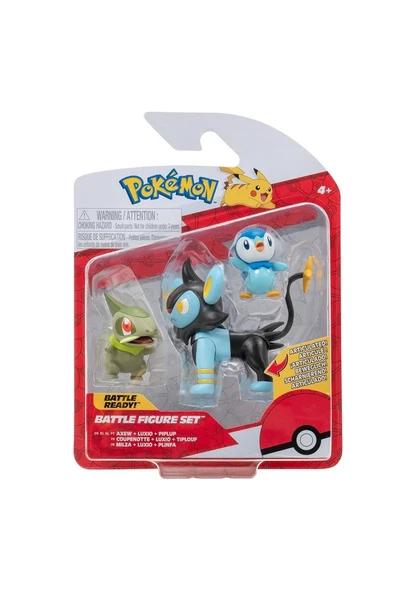 Pokemon Battle 3'lü Figür Seti PKW3043 Lisanslı Ürün ürün görseli 1