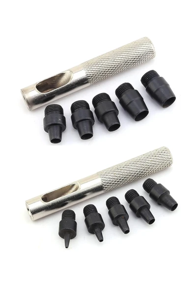 El Tipi Vurma Delgeç Zımba  Çanta, Kemer, Ayakkabı, Kumaş, Karton ve Deri (2’li Set) ürün görseli 1