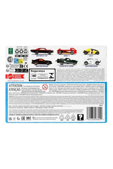 Hot Wheels Efsane Temalı Çoklu Arabalar JBY78 - Resim 3