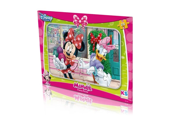 Ks Games 24 Parça Minnie Frame Puzzle ürün görseli 1