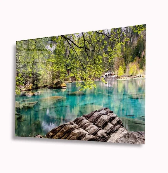 Doğa Manzara Cam Tablo 4mm Dayanıklı Temperli Cam ürün görseli