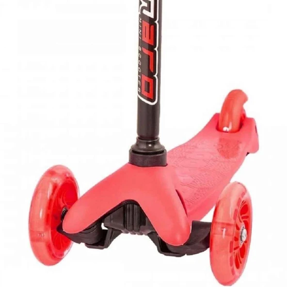 Twist Işıklı Scooter Kırmızı - Resim 2