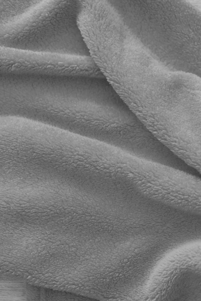 Welsoft TV Battaniyesi 120x170 - Ekstra Soft - Yumuşak - Açık Gri - Resim 2