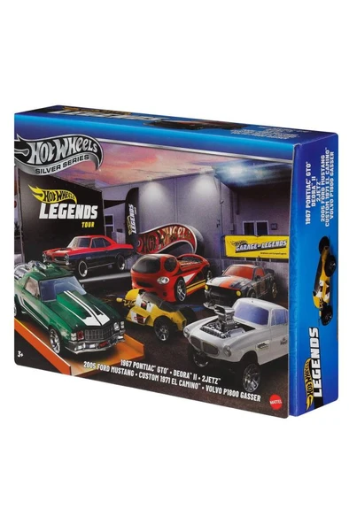 Hot Wheels Efsane Temalı Çoklu Arabalar JBY78 - Resim 5