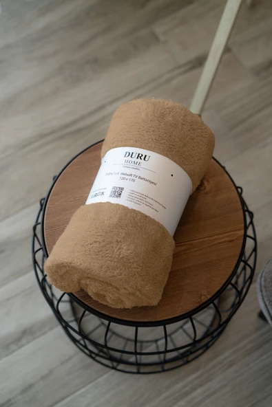 Welsoft TV Battaniyesi 120x170 - Ekstra Soft - Yumuşak - Kahve - Resim 5