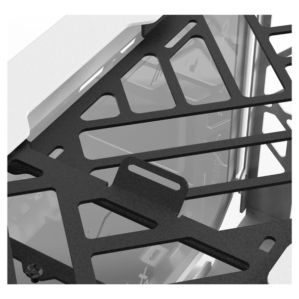 Hyper Rocket X-ERA Print Stream M-ATX RGB Open Frame Gaming Oyuncu Kasası - Resim 7