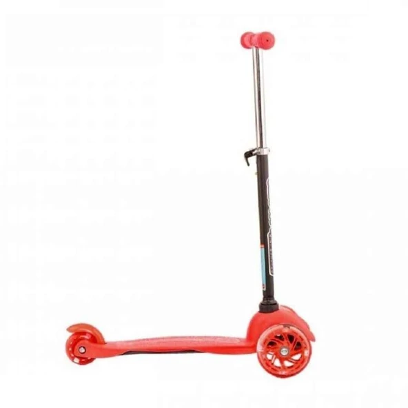 Twist Işıklı Scooter Kırmızı - Resim 3