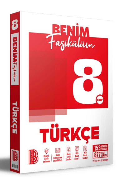 8. Sınıf Türkçe Benim Fasikülüm Benim Hocam Yayınları ürün görseli