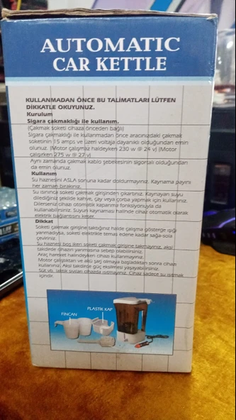 CAR KEETLE 24WOLT SU ISITICI 0.5 - Resim 3