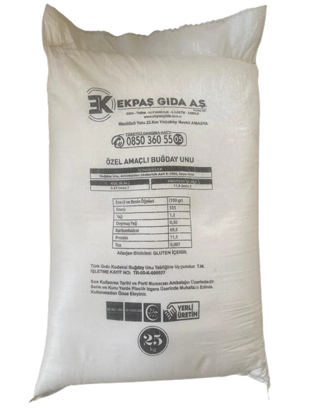 Hamarat Özel Amaçlı Buğday Unu 25kg - Resim 2